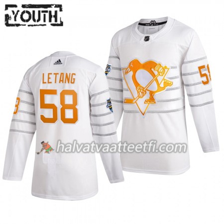 Lasten NHL Pittsburgh Penguins Pelipaita KRIS LETANG 58 Valkoinen 2020 NHL All-Star Adidas Authentic 